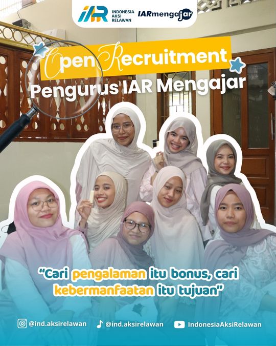 Galeri aktivitas OPEN RECRUITMENT PENGURUS IAR MENGAJAR ke-2