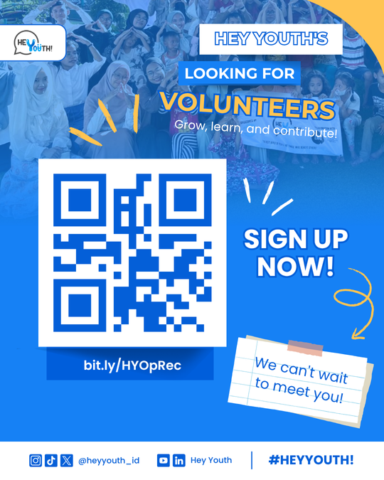 Galeri aktivitas Hey Youth Open Recruitment ke-6