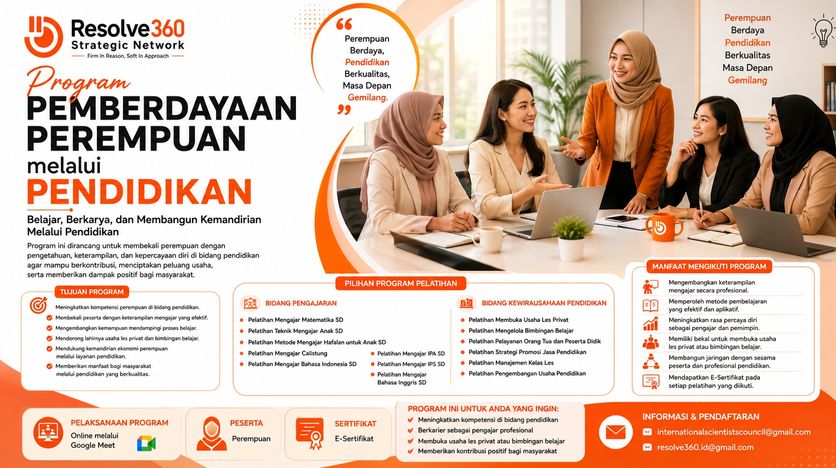 Pelatihan Pemberdayaan Perempuan Dalam Pendidikan