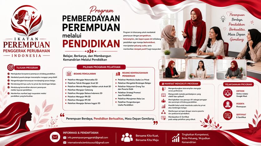Pelatihan Pemberdayaan Perempuan Dalam Pendidikan