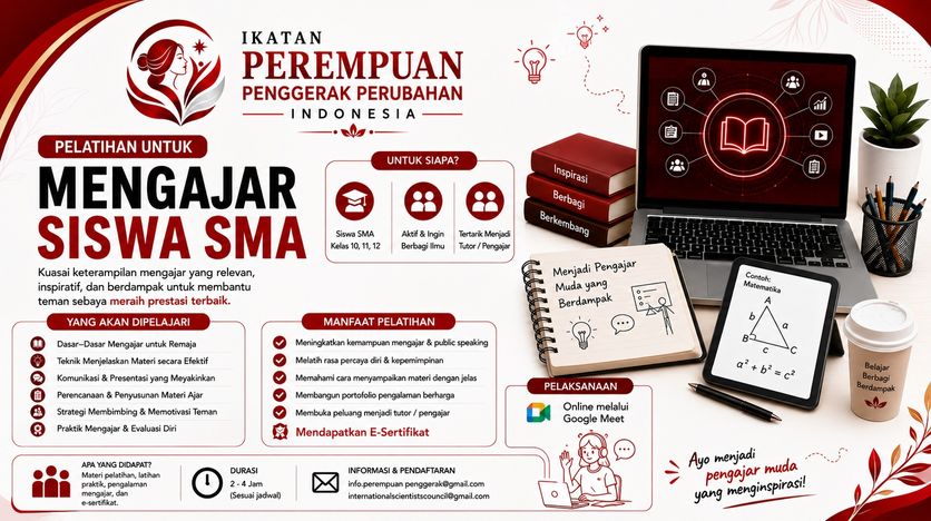 PELATIHAN WANITA MENGAJAR SISWA SMA - BATCH#1