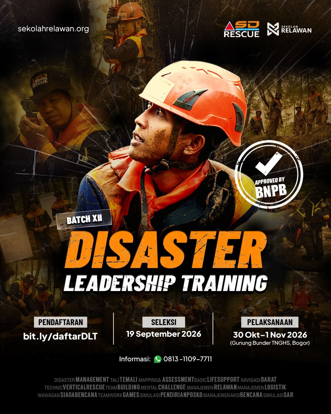 Galeri aktivitas DISASTER LEADERSHIP TRAINING BATCH XII ke-2