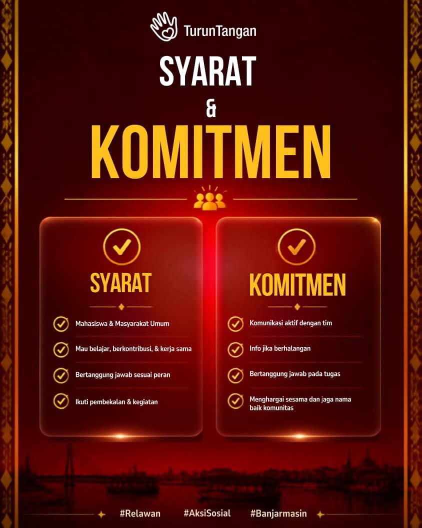 Galeri aktivitas OPEN VOLUNTEER TURUNTANGAN BANJARMASIN 2026 ke-4