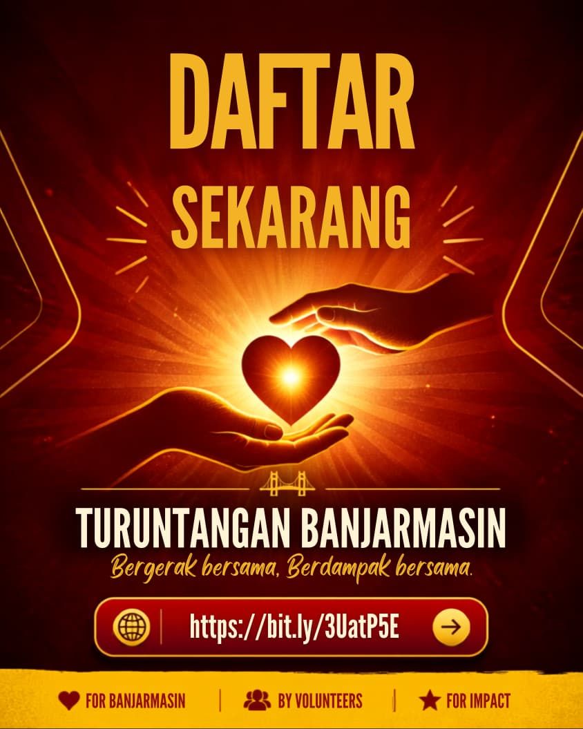 Galeri aktivitas OPEN VOLUNTEER TURUNTANGAN BANJARMASIN 2026 ke-7
