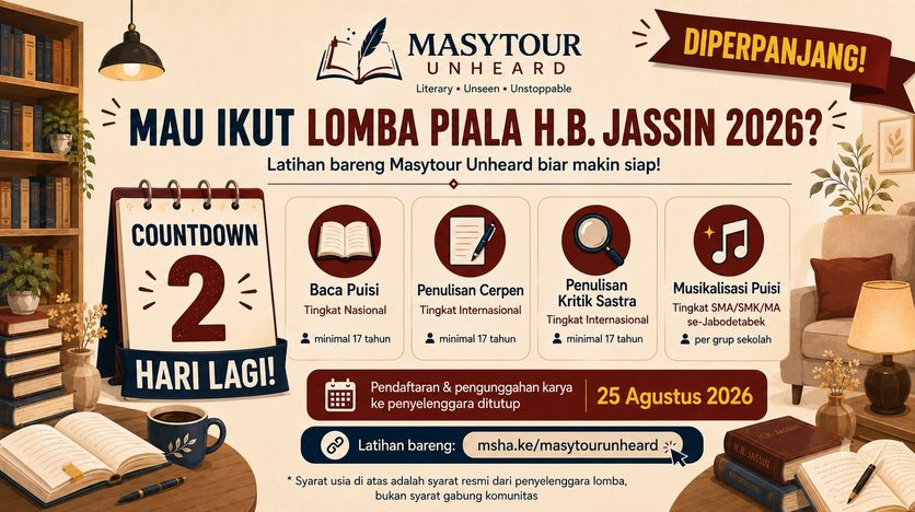 Peserta Batch 1 - Piala H.B. Jassin 2026