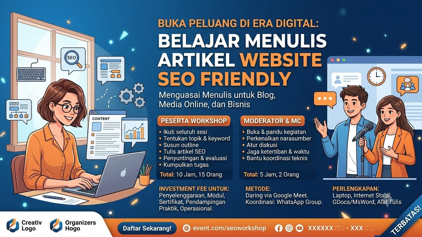 Buka Peluang: Menulis Artikel Web SEO Friendly