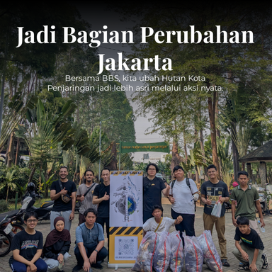 Galeri aktivitas Clean Up Taman Hutan Kota Penjaringan ke-2