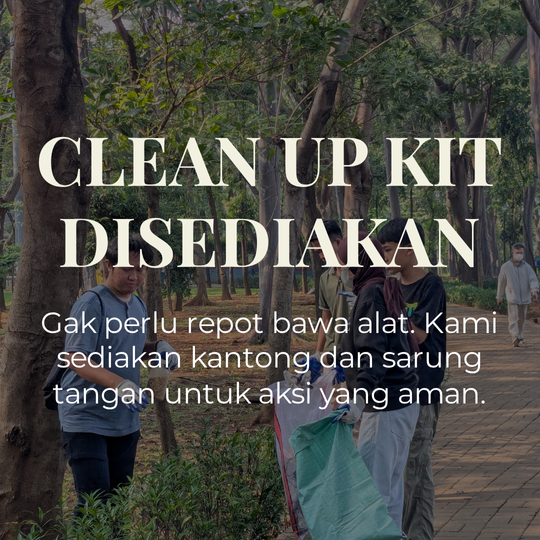 Galeri aktivitas Clean Up Taman Hutan Kota Penjaringan ke-4