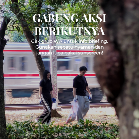 Galeri aktivitas Clean Up Taman Hutan Kota Penjaringan ke-5