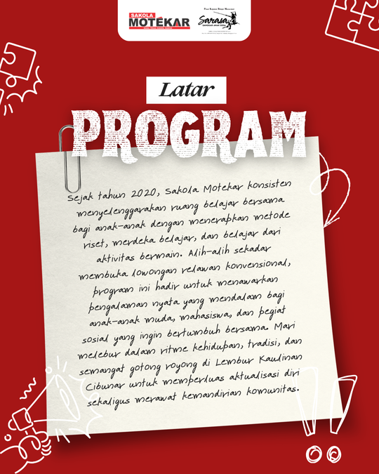 Galeri aktivitas Relawan Fasilitator Anak (September–Desember 2026) ke-8