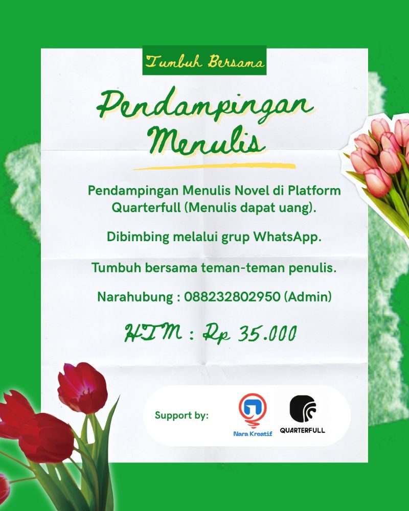 Galeri aktivitas Tumbuh Bersama "Pendampingan Menulis Novel" ke-2
