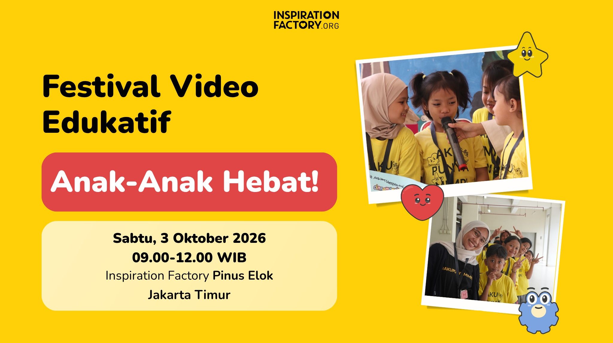 FESTIVAL VIDEO EDUKATIF ADIK INSPIRATION FACTORY