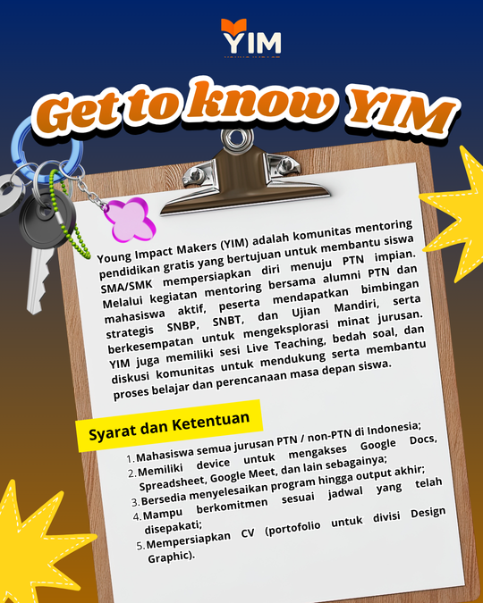Galeri aktivitas Recruitment: Internal Team YIM Batch 3 ke-3