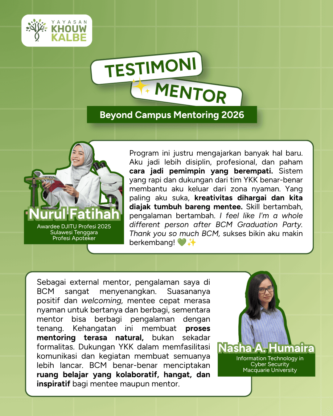 Galeri aktivitas Beyond Campus Mentorin 2027 ke-6