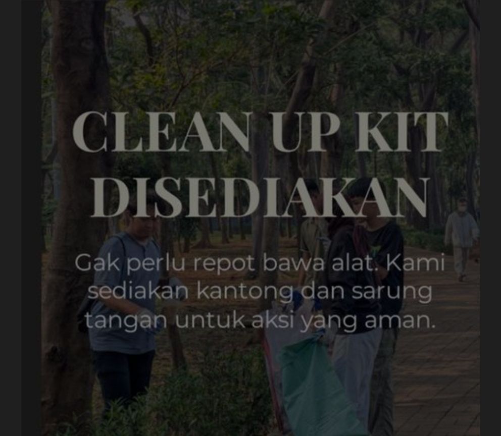 Galeri aktivitas Clean up CFD Jakarta ke-5