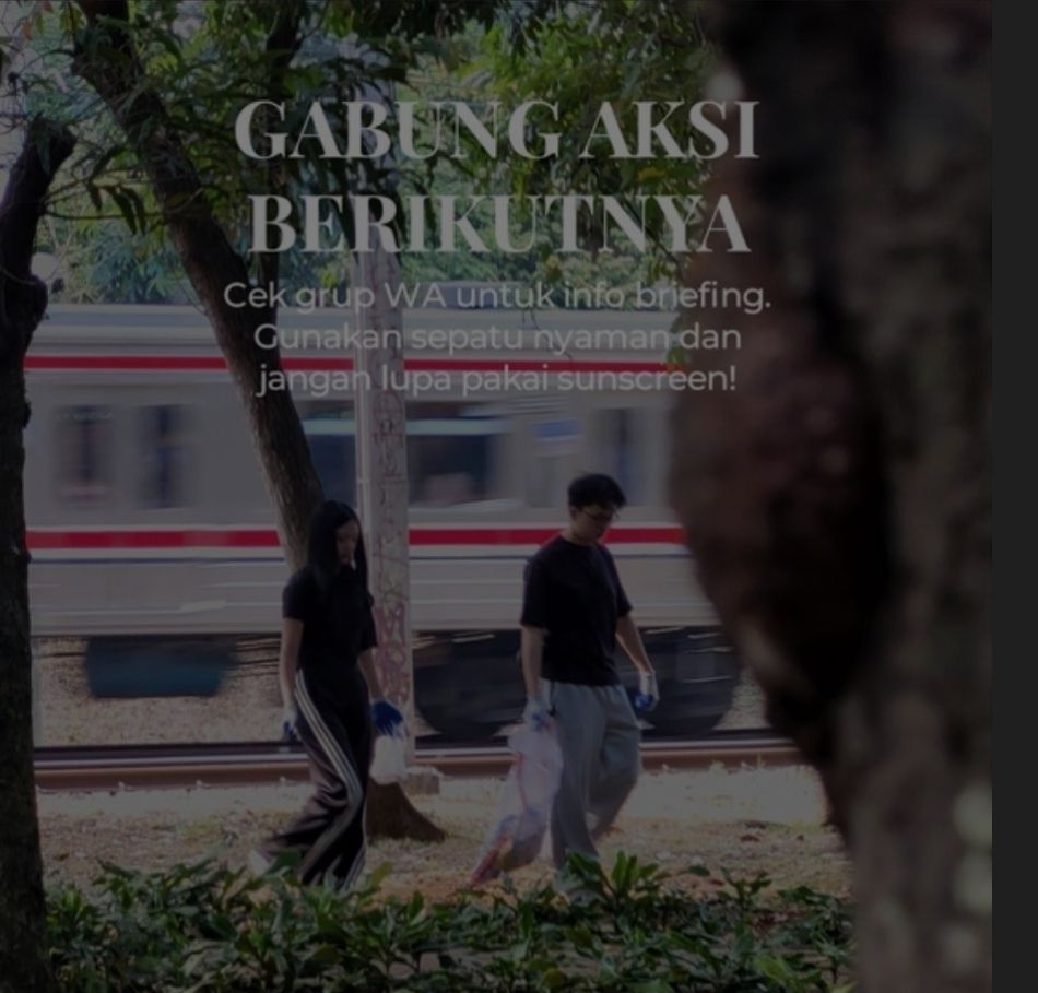 Galeri aktivitas Clean up CFD Jakarta ke-6