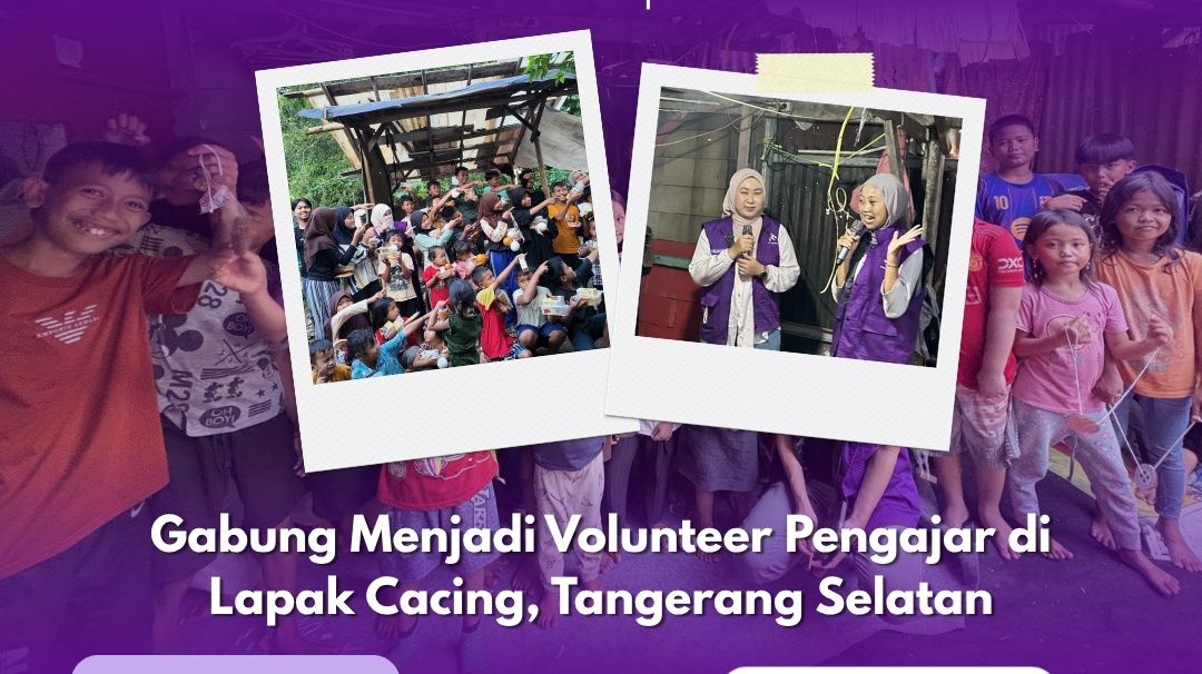Relawan Pengajar di Lapak Gang Cacing