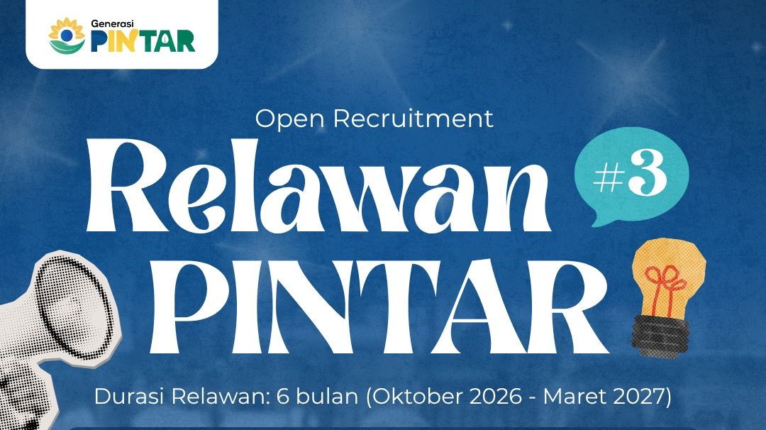 OPEN RECRUITMENT RELAWAN PINTAR #3