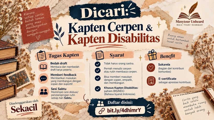 Kapten Cerpen & Disabilitas Sayembara Karuna
