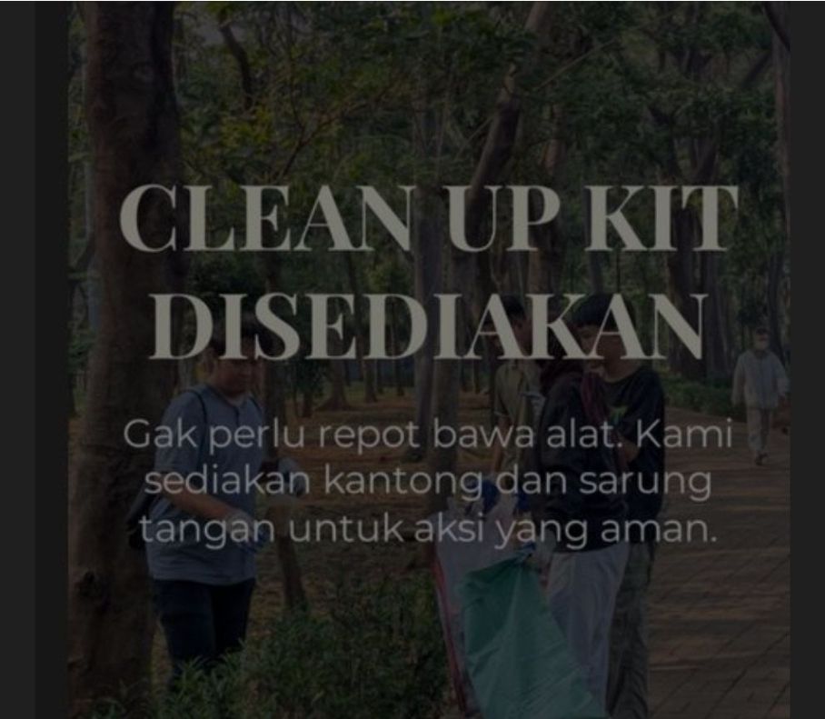 Galeri aktivitas Clean up Kota Tangerang ke-6