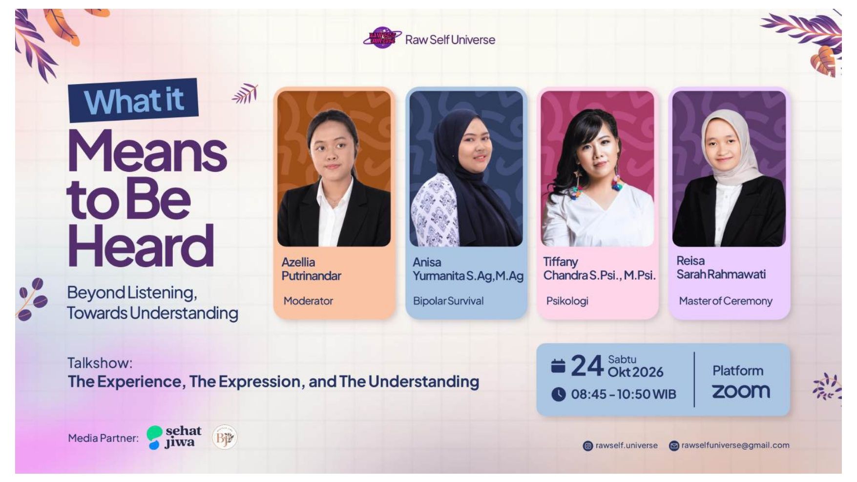 Talkshow : What it means to be heard 